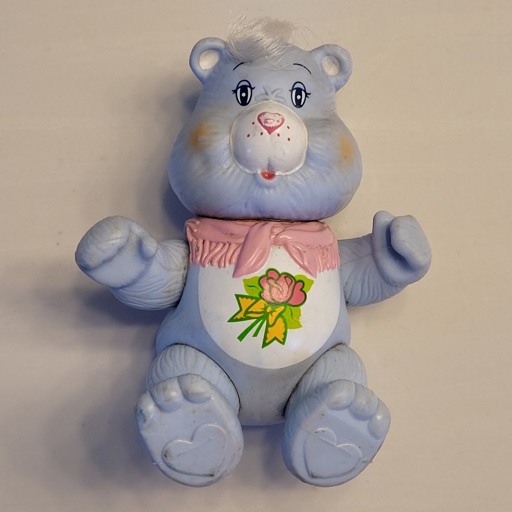 CARE BEARS Grams Bear Vintage Posable Figure #61220 Kenner 1984